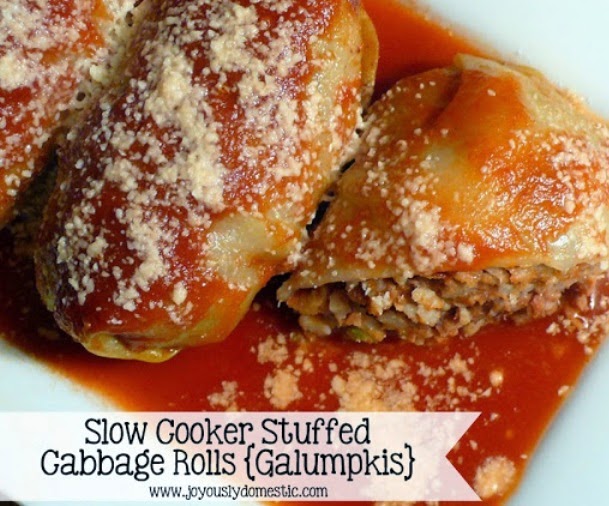 The Bestest Recipes Online Slow Cooker Stuffed Cabbage Rolls {Galumpkis}